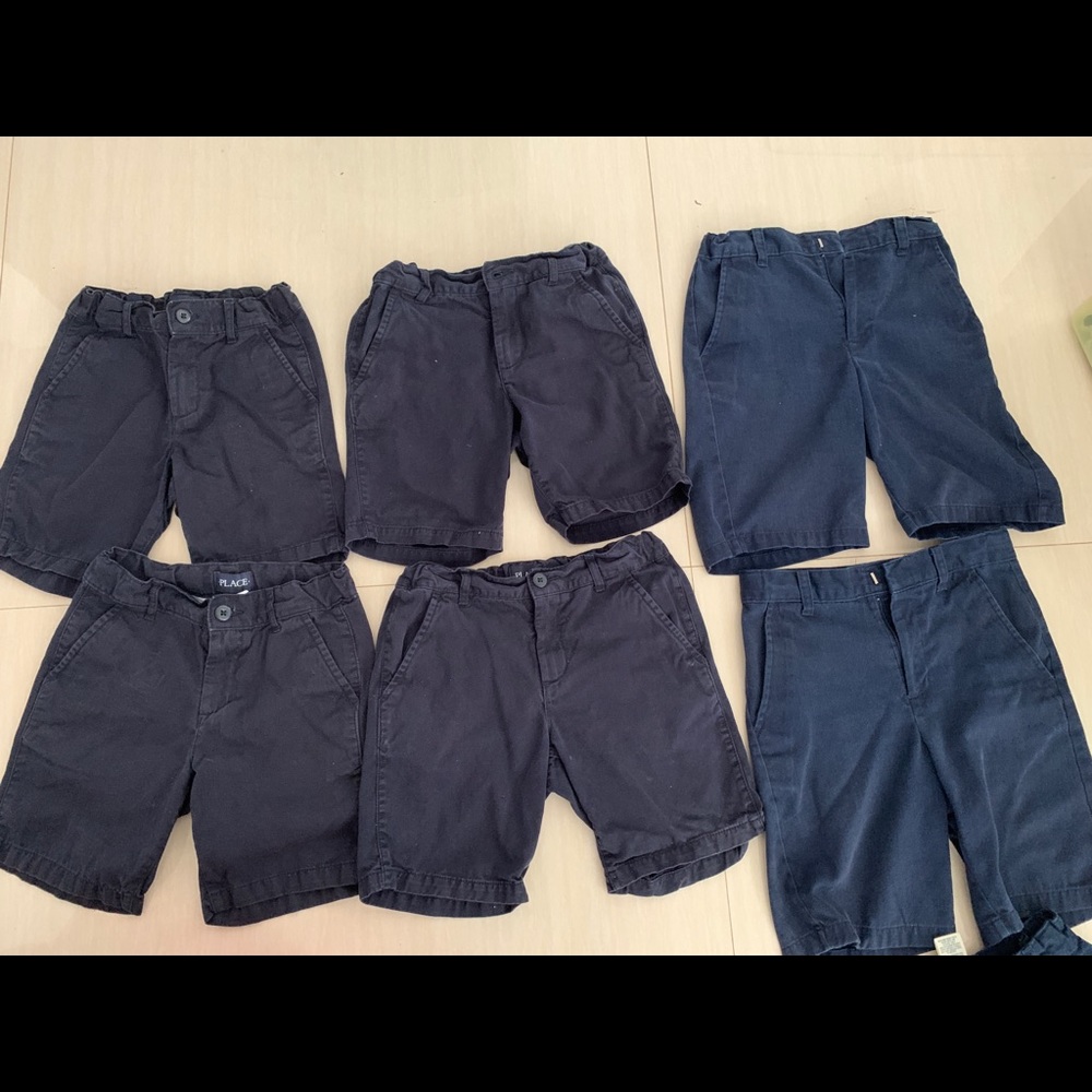 Adjustable waist navy uniform bottoms